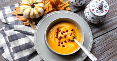 Roasted butternut squash for soup