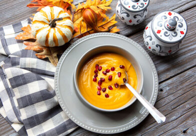 Roasted butternut squash for soup