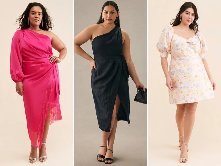 semi-formal wedding attire plus size